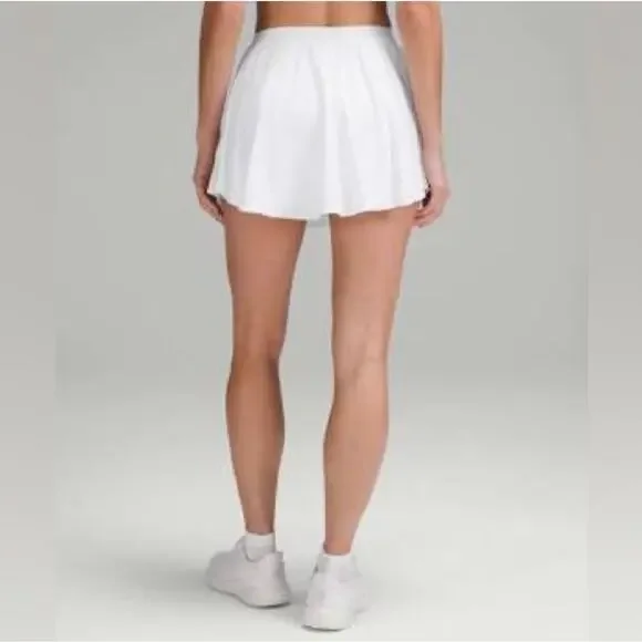 Lululemon Narrow Waistband Tennis Skirt White Athletic Skort Shorts size 2 XS - Picture 2 of 12